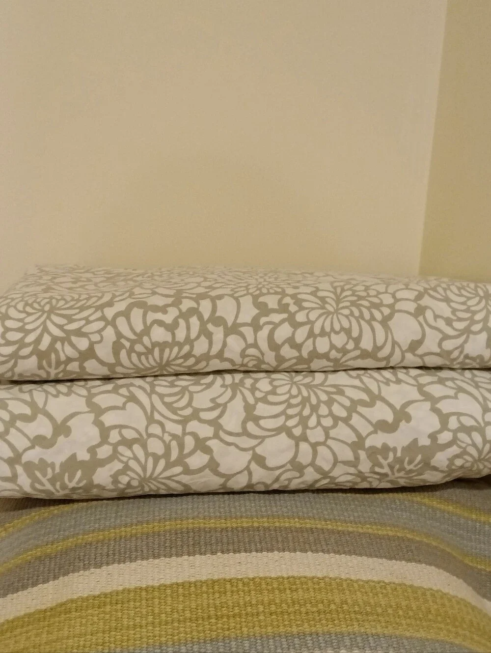 Mums Hemstitched Pima Cotton King Percale Flat + Fitted Sheets
